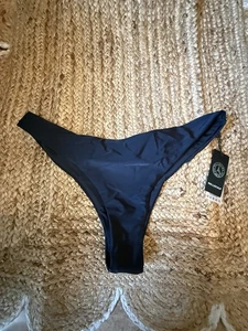 Relleciga Women's Swimwear Bikini Bottom Black Size Small - Picture 1 of 7