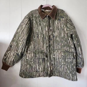 VINTAGE Walls Jacke Herren 2X Grün Camo Blizzard-Pruf Thermo Made USA 90s - Bild 1 von 17