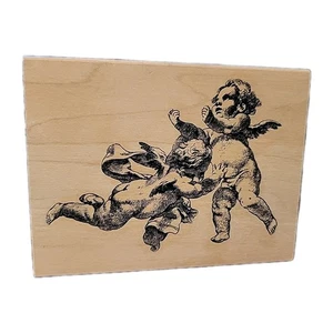 Sello montado en querubines ángeles Judi Kins (2091 I) alas EE. UU. - Imagen 1 de 6