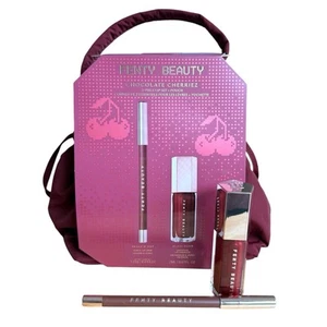 Fenty Beauty CHERRIEZ Set - Brillo Bomba Cereza Amor y Delineador de Labios Brown’d Out + Bolsa - Imagen 1 de 5