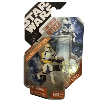 Hasbro 2007 Star Wars Saga Legends Clone Trooper Oficial Plata Coleccionistas Moneda Foto 1 de 4