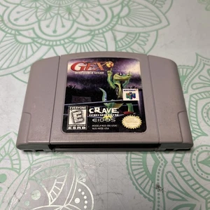 Gex 3 Deep Cover Gecko Nintendo 64 N64 Cartridge Tested Cleaned Working - Picture 1 of 4