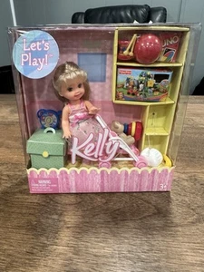 Mattel Spielzimmer Spielset "Let's Play Kelly" blonde Haare Blumen Kleid von 2004 - Bild 1 von 7