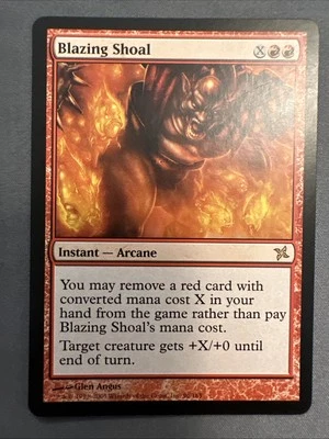 Blazing Shoal Betrayers of Kamigawa Regular 2005 Magic: The Gathering Card LP/NM - Image 1 of 4