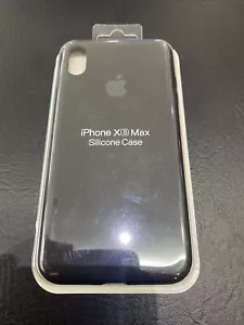 Apple iPhone XS Max Silicone Case - Black - Picture 1 of 2