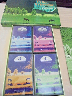 EASY LISTENING COUNTRY BOX SET 4 MUSIC CASSETTES RARE COLLECTILE SEE PICTURES - Image 1 of 4