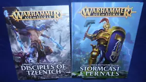 Warhammer Age of Sigmar: Battletome: Disciples of Tzeentch & Stormcast Eternals - Imagen 1 de 6