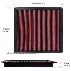 Filtro de aire de motor lavable de alto flujo 33-2385 para Ford F150 F250 F350 Expedition - Imagen 1 de 7