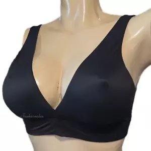 Reggiseno Bralette Victorias Secret Morbido Sfoderato Lounge Senza Fili Grande Nero Nuovo - Foto 1 di 5