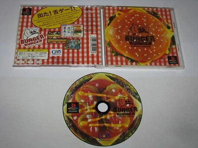Burger Burger (1st print) Playstation PS1 Japan import US Seller - Image 1 of 4