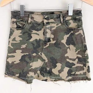 DL1961 Jenny Camo Camper Jeansrock perfekte Passform Mädchen 14 - Bild 1 von 4