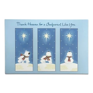 Tarjeta de Navidad Religiosa PARA PADRINO por American Greetings + Sobre - Imagen 1 de 4