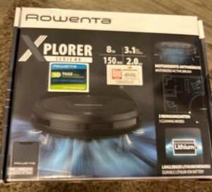 Rowenta X-Plorer Serie 45 RR8225WH, Beutellos, Schwarz, Rund, 0,44 l, 70 dB, Aut - Bild 1 von 3
