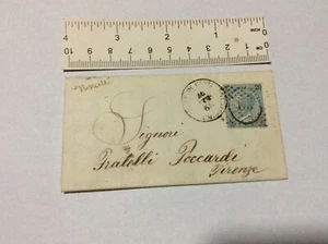 STORIA POSTALE REGNO BUSTA CON 20CENTESIMI SOPRAST. FERRO DI CAVALLO - Picture 1 of 4