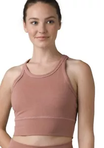 Prana Becksa Bralette Cloud Blush Heather Size Medium - Picture 1 of 14