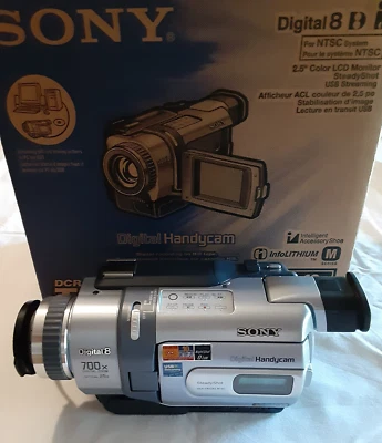 Sony DCR-TRV240 Digital8 Handycam Camcorder with box, accessories.  As is. - Image 1 of 4