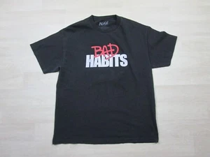 Vlone & Nav Bad Habits T-Shirt (XL) Rap Tee Hip Hop Band Album Konzert 2-seitig - Bild 1 von 9