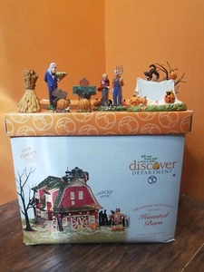 EXTRA's!! Dept 56 Haunted Barn Stranger Beware Creepy Sign Halloween Village Lot - Picture 1 of 10