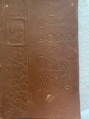 Libro de discos vintage de Mansfield, Ohio 1940 The Book of Baby Mine Baby Record Foto 1 de 4