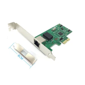 PCI Express Gigabit Ethernet Network Card PCI-E 10/100/1000 Mbps with Low Baffle - Picture 1 of 5