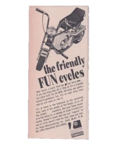 1967 Print Ad Rupp Mfg Mansfield Ohio Motorcycle Minibike Friendly Fun - Picture 1 of 1