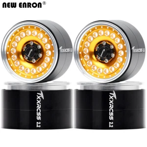 Aluminum 2.2" Beadlock Negative Offset Wheel Rim For 1/10 Crawler Axial Traxxas - Picture 1 of 84