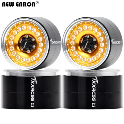 Aluminum 2.2" Beadlock Negative Offset Wheel Rim For 1/10 Crawler Axial Traxxas - Image 1 of 4