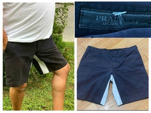 prada mens short shorts
