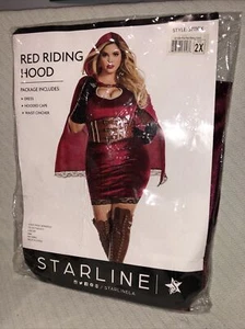 Starline Ladies Size 2X Sexy Red Riding Hood Plus Costume Style: S7110X - Picture 1 of 7