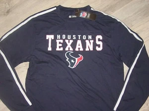 Camiseta Oficial Equipo NFL HOUSTON TEXANS Manga Larga NUEVAS Etiquetas Talla... MEDIANO - Imagen 1 de 6