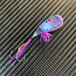 Blue Yellowbelly Prawn Fishing Vibes Blades Lures 38mm Vibe Bream Lure Bass Jigs - Picture 1 of 1