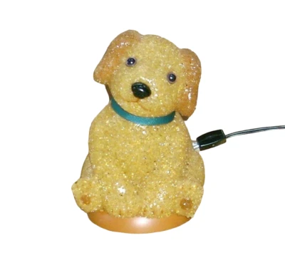 Lámpara De Colección Cachorro Perro Palomitas de Plástico 8" Decoración Infantil Luz Nocturna Foto 1 de 4