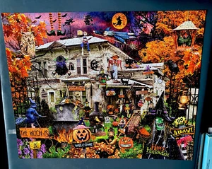 White Mountain "Hexen Willkommen" 24" x 30" 1000 Stck. Puzzle EG - Bild 1 von 3