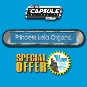 ¡OFERTA DE ENVÍO GRATIS! Parche de cápsula de órgano vintage Kenner STAR WARS princesa Leia - Imagen 1 de 8