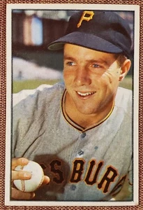 1953 Bowman Color #16 Bob Friend Pittsburgh Pirates Original Baseball Card - Picture 1 of 6