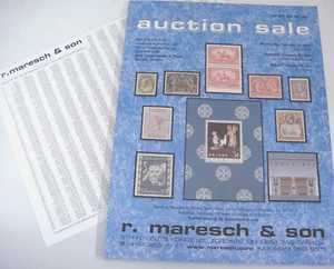 Catálogo de subasta de estampillas Maresch 2011 con precios realizados Commonwealth extranjera - Imagen 1 de 4