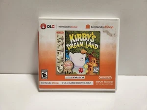 Estuche de pantalla promocional Kirby's Dream Land Gameboy (Nintendo 3DS) solo - Imagen 1 de 4