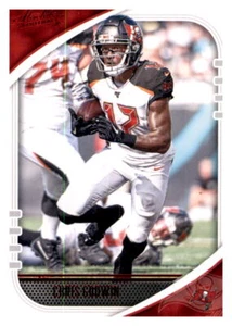 2020 Absolute Red Foil Chris Godwin NFL Insert Parallel Refractor Buccaneers #40 - Picture 1 of 2