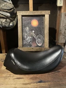 Custom Seat HD Vintage LePera Silhouette Solo seat and Harley FXR LePera ￼ - Picture 1 of 21