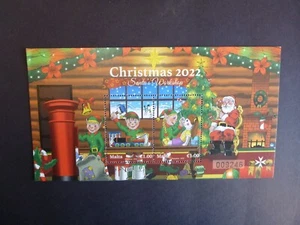 MALTA 2022 Christmas 2 Stamp Mini Sheet Mint Stamps - Picture 1 of 1