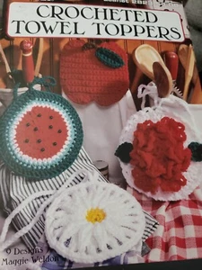 Leisure Arts Pattern 2823 Crocheted Towel Toppers - Picture 1 of 2
