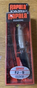 VINTAGE Rapala FJ-9 S GALLEGGIANTE SNODATO minnow 00309 - Foto 1 di 3