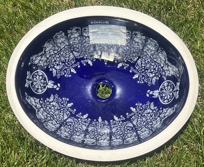 Fregadero de montaje inferior Kohler K-14194-RB-0 Provincial Caxton edición artista SIN USAR Foto 1 de 4