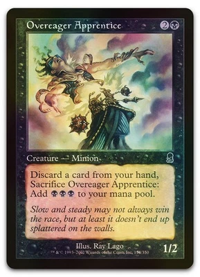 Overeager Apprentice #154 (Foil) (LP) Odyssey ODY Magic MTG - Image 1 of 2