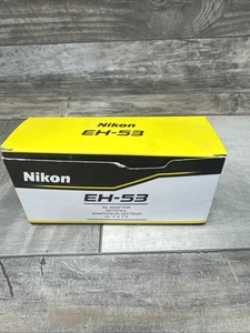 Nikon EH-53 Adattatore AC per Coolpix Nuovo Vecchio Stock Autentico OEM Nuovo - Foto 1 di 6
