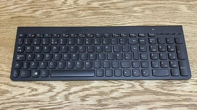 Original Lenovo SK-8861 Ultra-Thin 2.4G Wireless UK QWERTY Keyboard & USB Dongle - Image 1 of 4