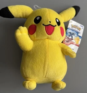 Neu mit Etikett Pokemon Pikachu XY 8 Zoll Plüschtier Tomy Spielzeug NEU mit Etikett 2015 - Bild 1 von 7