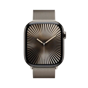 Apple Watch Series 10 LTE 46mm Natural Titangehäuse mit Natural Milanese Loop... - Bild 1 von 9