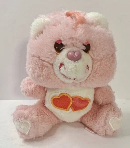 Vintage 1983 Kenner LOVE-A-LOT CARE BEAR Plush American Greetings Heart Pink 6" - Picture 1 of 8