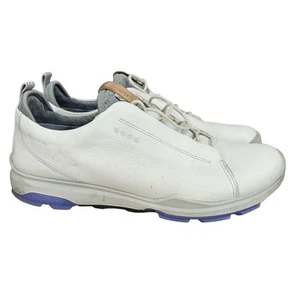 Scarpe da golf Ecco donna 9 Biom Hybrid 3 Gortex pelle bianca senza punte - Foto 1 di 16